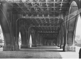 Most Księcia Józefa Poniatowskiego. 1929 r. Fot. Narodowe Archiwum Cyfrowe