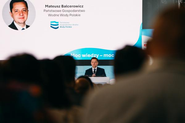 Zdjęcie IV Kongres Gospodarowania Wodami i Ochrony Przeciwpowodziowej. Mateusz Balcerowicz, Prezes Państwowego Gospodarstwa Wodnego Wody Polskie. fot. Quality Studio dla www.inzynieria.com