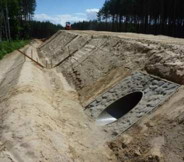 Avatar Autostrada A2 - dostawy rur GRP na przepusty drogowe