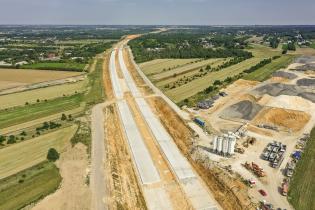 Autostrada A1: budowa obwodnicy Częstochowy. Fot. GDDKiA