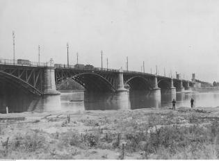 Most Księcia Józefa Poniatowskiego. Fot. Narodowe Archiwum Cyfrowe