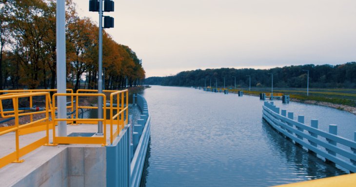 Śluza w Krapkowicach. Fot. RZGW Gliwice