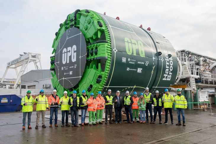 TBM wydrąży tunel dostarczający wodę chłodzącą reaktory. Fot. OPG