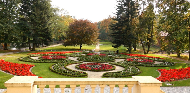 Rabata kwietna w Barokowym Zespole Parkowym w Pelplinie. Fot. gov.pl