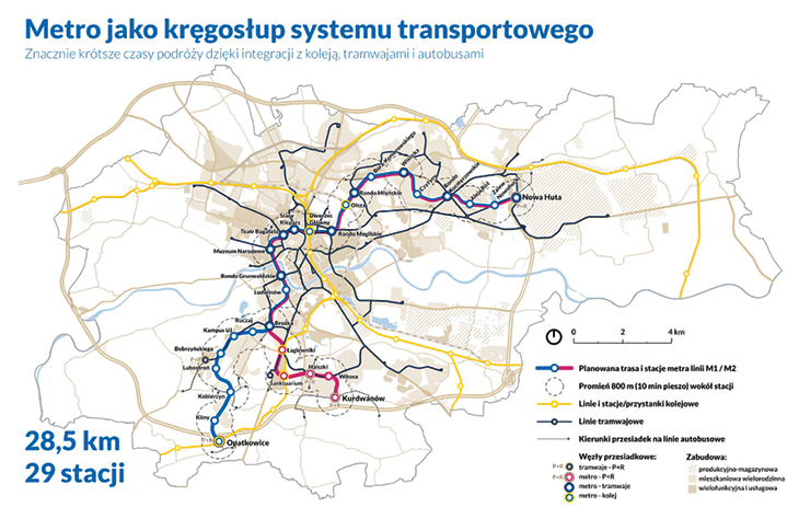 Źródło mapy: UM Krakowa