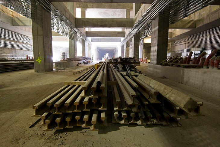 Plac budowy II linii metra (odcinek wschodni północny). Fot. Metro Warszawskie