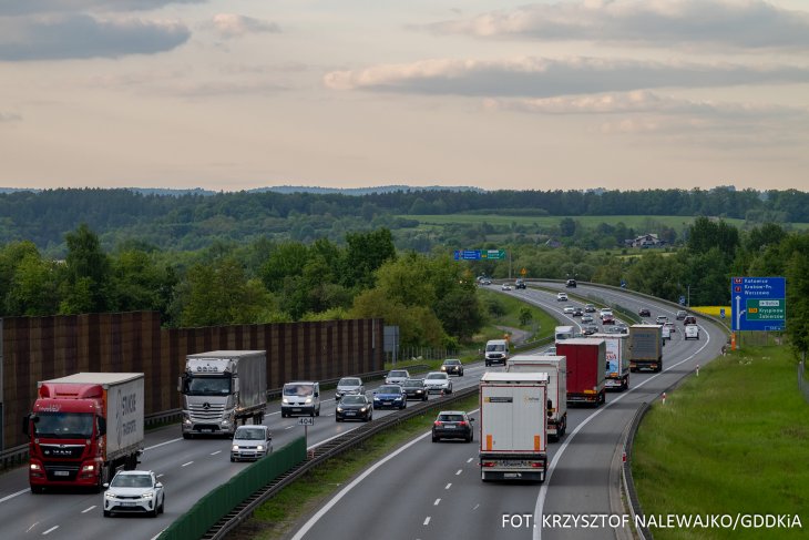 Autostrada A4 w Krakowie. Fot. Krzysztof Nalewajko/GDDKiA