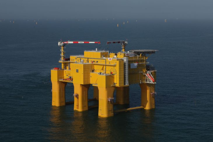 Największe na świecie połączenie między morskimi elektrowniami. Fot. ABB