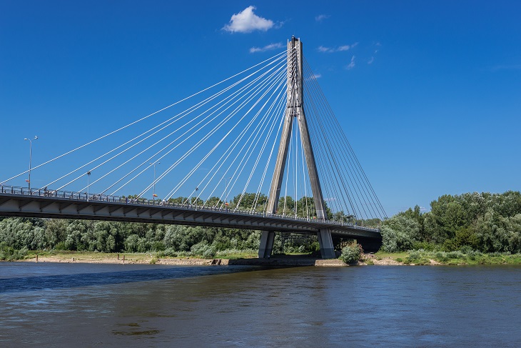 Most Świętokrzyski w Warszawie. Fot. Fotokon / Adobe Stock