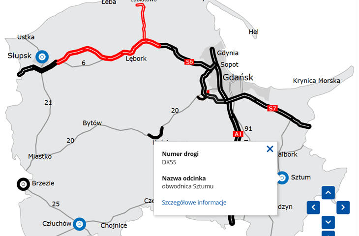 Pomorskie. 13 ofert na budowę obwodnicy w ciągu DK55
