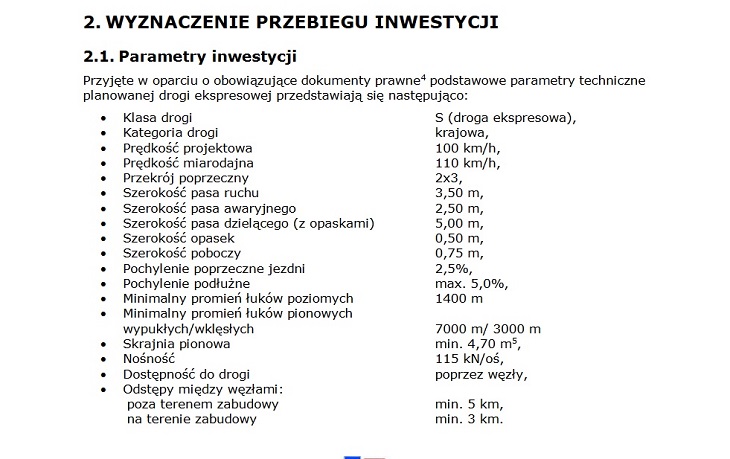 Nowa zakopianka: klasa drogi S7 Kraków–Myślenice. Źródło: GDDKiA
