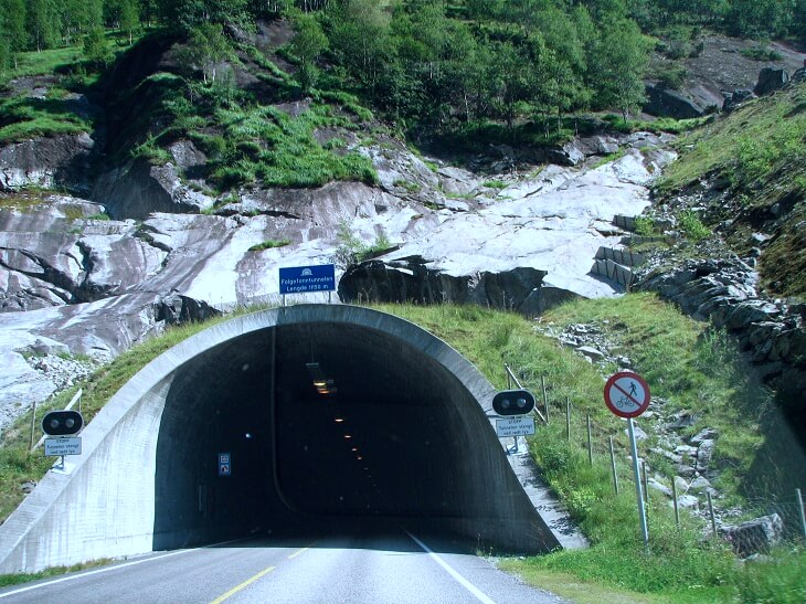 Tunel Folgefonna. Fot. Area1970 / Wikipedia Commons