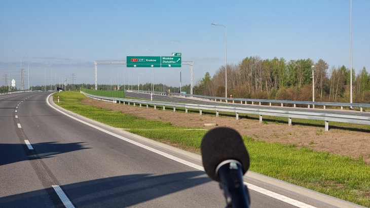 Przejazd S7 w kierunku Krakowa. Fot. Szymon Huptyś/Ministerstwo Infrastruktury/Twitter