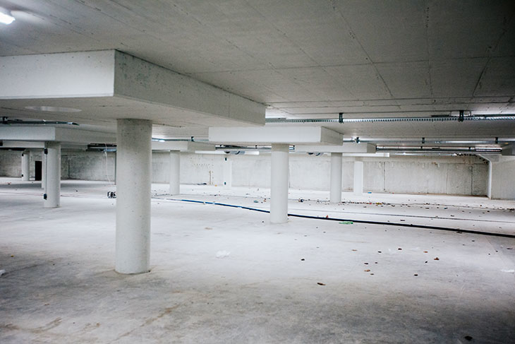 FOT. 4. | Gdynia Chylonia, parking  podziemny – prace wykończeniowe