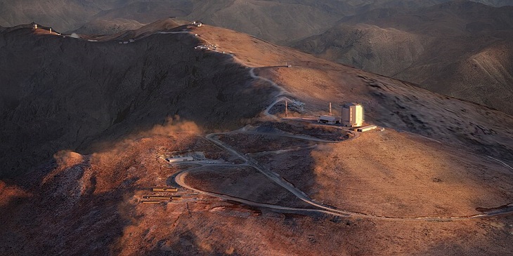 Kompleks Giant Magellan Telescope. Fot. GMTO Corporation, CC BY 4.0