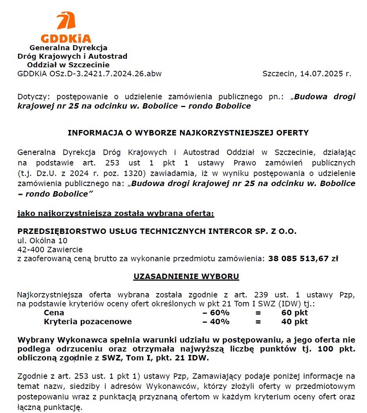 Źródło: GDDKiA
