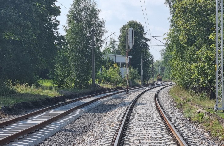 Remont torów stacji Łódź Olechów. Fot. Jacek Mikłasz/PKP PLK