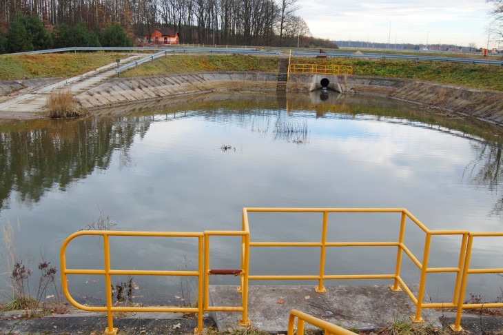 Zbiornik wyrównawczy w rejonie stopnia wodnego Malczyce na Odrze. Foty Wody Polskie