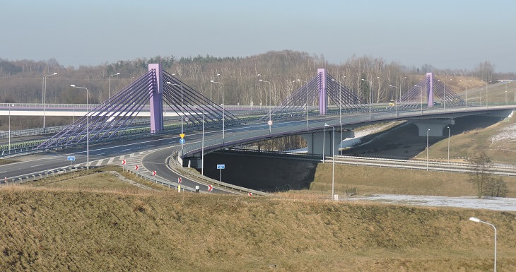 Autostradowy most w Mszanie. Fot. Piotr Hojka/Wikimedia