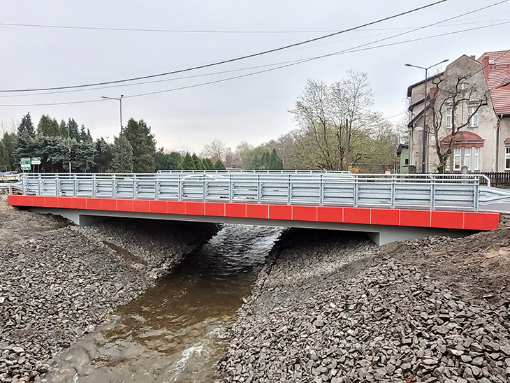 FOT. 2. | Most nad rzeką Ruda w ciągu ul. Mikołowskiej w Rybniku – zdjęcie obiektu