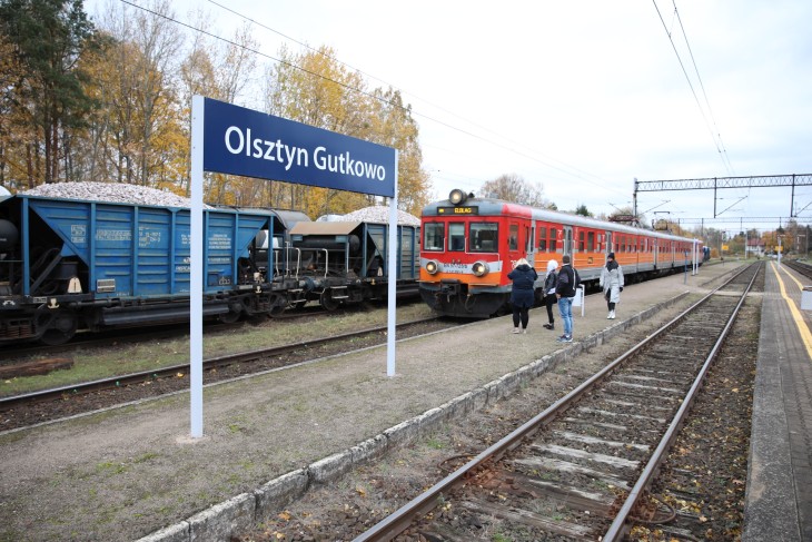 Stacja Olsztyn Gutkowo. Fot. Damian Strzemkowski/PKP PLK