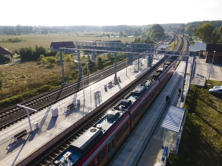 Stacja Kiekrz. Fot. Łukasz Berełkowski/PKP PLK