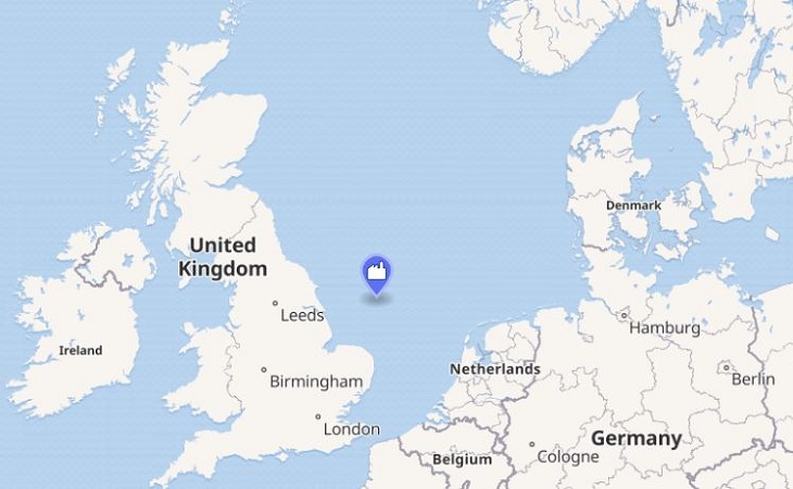 Lokalizacja morskiej farmy wiatrowej Hornsea II. Źródło: OpenStreetMap