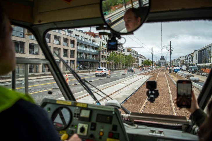 Tramwaj do Wilanowa. Fot. Ewelina Lach/Tramwaje Warszawskie