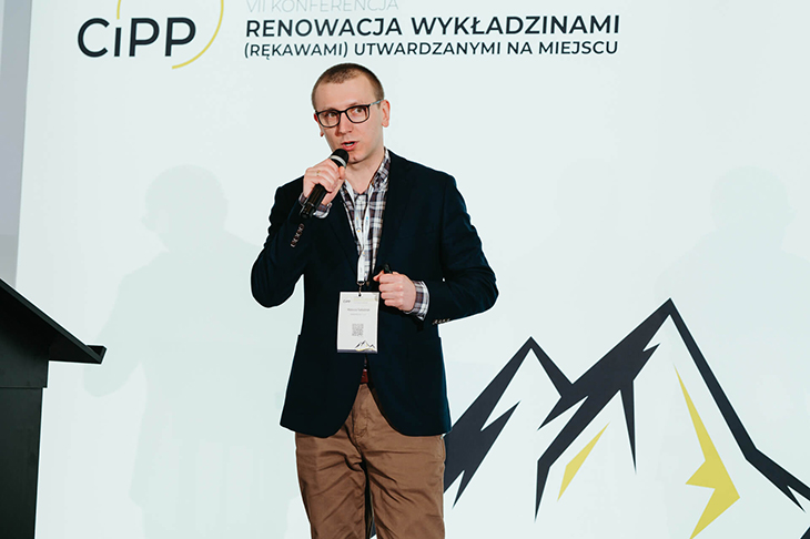 Mateusz Saładziak, Gamm-Bud Sp. z o.o. - VII Konferencja CIPP 2023. Fot Quality Studio 