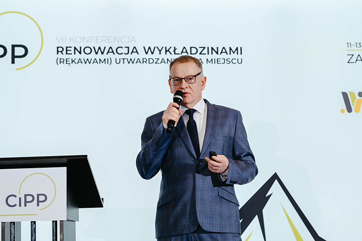 Mirosław Cecuga, Sezam Instal sp. j. - VII Konferencja CIPP 2023. Fot Quality Studio