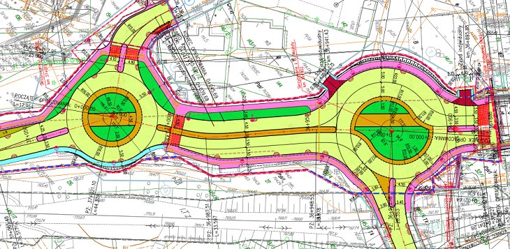 Zakopianka: planowane ronda. Źródło: GDDKiA