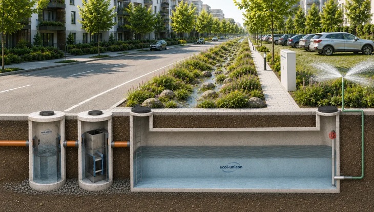 Błękitno-zielona infrastruktura. Fot. Ecol-Unicon