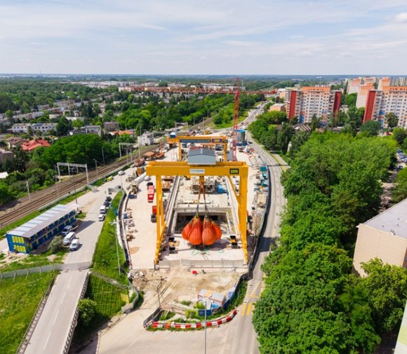 Tunel CPK w Łodzi. Widowiskowy test w komorze startowej