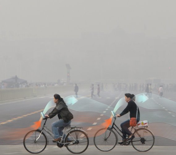 Smog w powietrzu? Czas na rower! Fot. Studio Roosegaarde