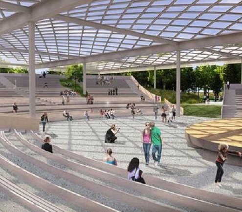 W Nowym Sączu powstanie zadaszony amfiteatr. Źródło: UM Nowy Sącz