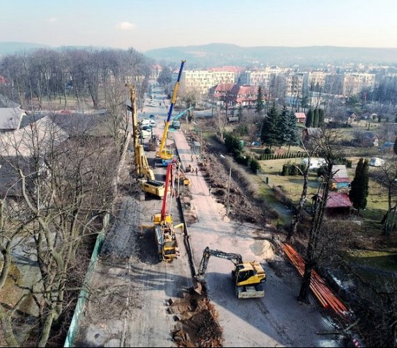 Ruszyła budowa wiaduktu kolejowego w Krzeszowicach. Fot. PKP PLK