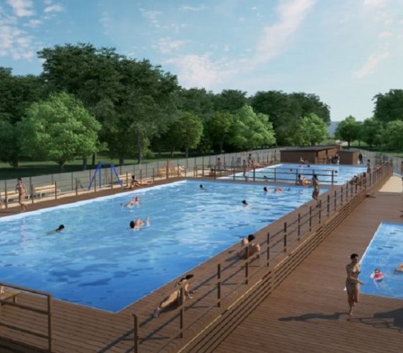 Toruń buduje trzy letnie baseny. Źródło: www.facebook.com/MiastoTorun