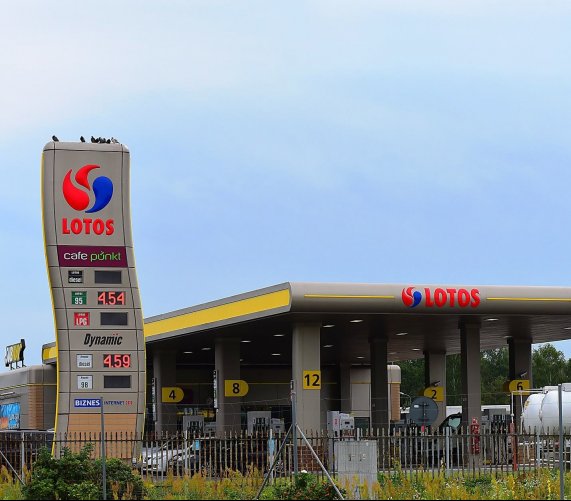 Lotos posiada niemal 500 stacji paliw, zlokalizowanych przy autostradach i drogach ekspresowych na terenie całej Polski. Fot. Vytautas Kielaitis/Shutterstock