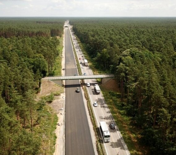 Zmiana organizacji ruchu na remontowanym 3,5-kilometrowym odcinku A6 w okolicy Szczecina. Fot. GDDKiA