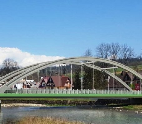 Tak będzie wyglądać nowy most w Białym Dunajcu. Źródło: GDDKiA o. Kraków