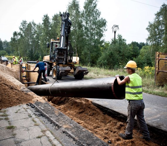 Budowa kanalizacji w Jaworznie. Fot. Wodociągi Jaworzno
