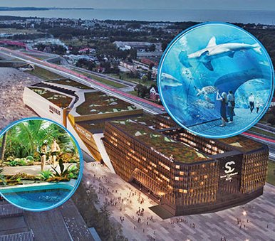 Nowy Wielofunkcyjny Obiekt Spędzania Czasu Wolnego Nautilus Gdańsk. Źródło: PFI Future