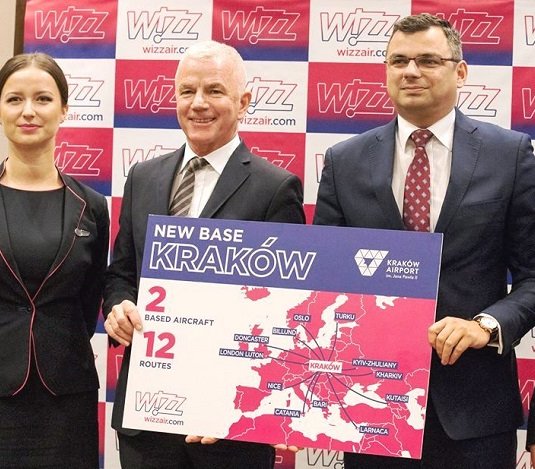 Wizz Air – loty z Krakowa. Fot. Facebook.com/KrakowAirport