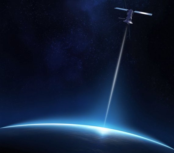 Satelita w kosmosie. Źródło: Johan Swanepoel/Shutterstock