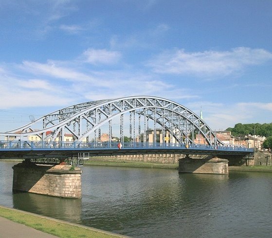 Most im. Marszałka Józefa Piłsudskiego w Krakowie. Fot. ImreKiss/Wikimedia