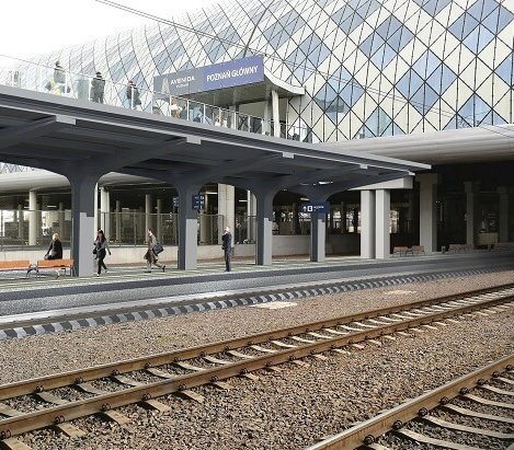 Poznań Główny – tak będzie wyglądać nowy peron. Źródło: PKP PLK