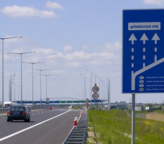 Dojazd do punktu poboru opłat, A2. Fot. autostrada-a2.pl