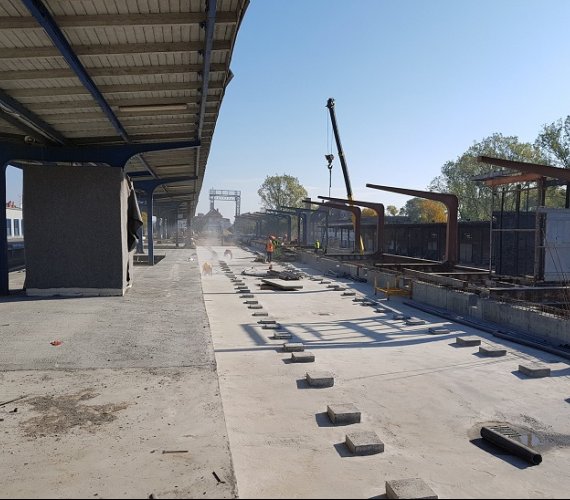 Modernizacja estakady kolejowej w Gorzowie Wlkp. Fot. PKP PLK