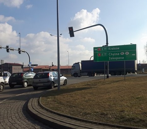 Obecne skrzyżowanie w Libertowie. Fot. GDDKiA