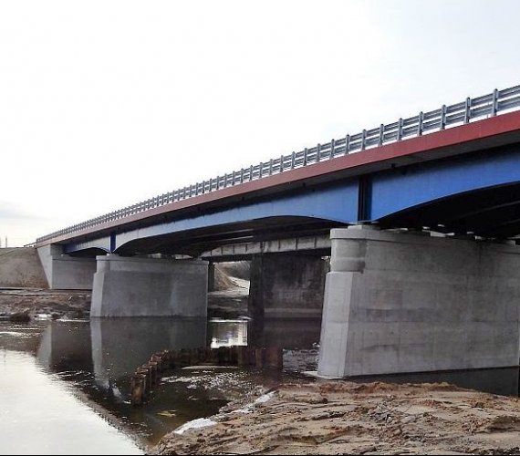 Budowa mostu w ciągu DW160 w Międzychodzie. Fot. WZDW w Poznaniu